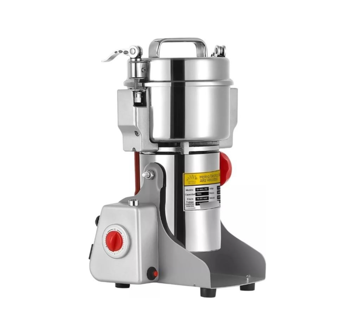 Molino Pulverizador Granos Electrico Semillas Especies 800gr