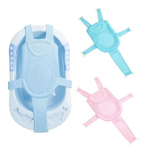 Soporte De Tina De Ba–o Respaldo Ba–era Bebe Antideslizante! Nombre Del Dise–o Soporte Color Azul Hogar