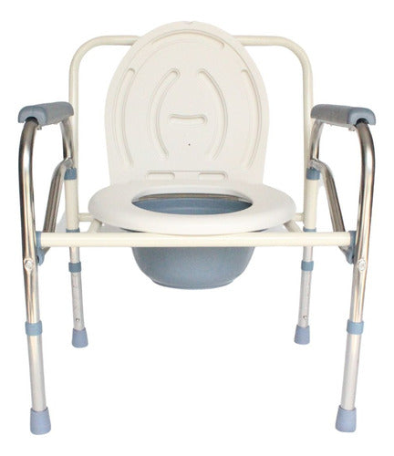 Silla Comodo Para Ba–o Sillas Ducha Regadera 3 En 1 Plegable Hogar