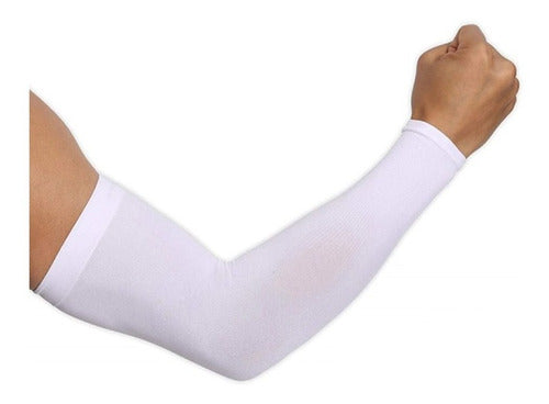 Mangas Protectoras Uv Licra Protector Sol Deportes Lycras!!! Deportes Salud