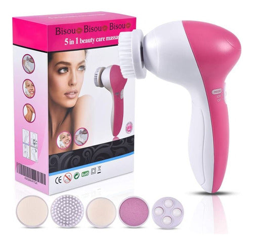 Cepillo Limpiador Facial Electrico Desmaquillante 5 En 1 Spa Deportes