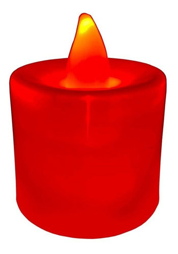 24 Velas Ligeras ElŽctricas Led Efecto Llama Decorar Fiestas Hogar