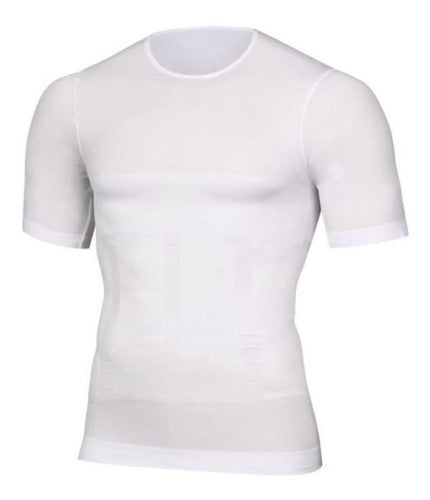 Camiseta Faja Reductora Moldeadora Playera Hombre Con Mangas Salud