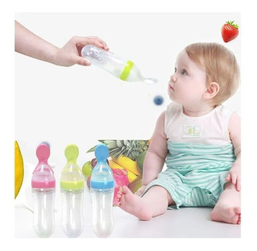 Cuchara Para Biberon Para Papilla Alimentador De Bebe Bebes Bebe