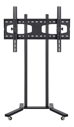 Soporte Steren Stv-150 De Piso Para Tv/monitor De 19 A 83 Negro Mate Hogar